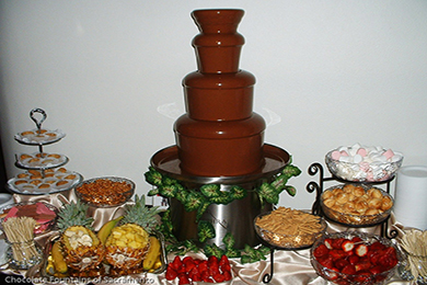 Chocolate Fountain and dipping items